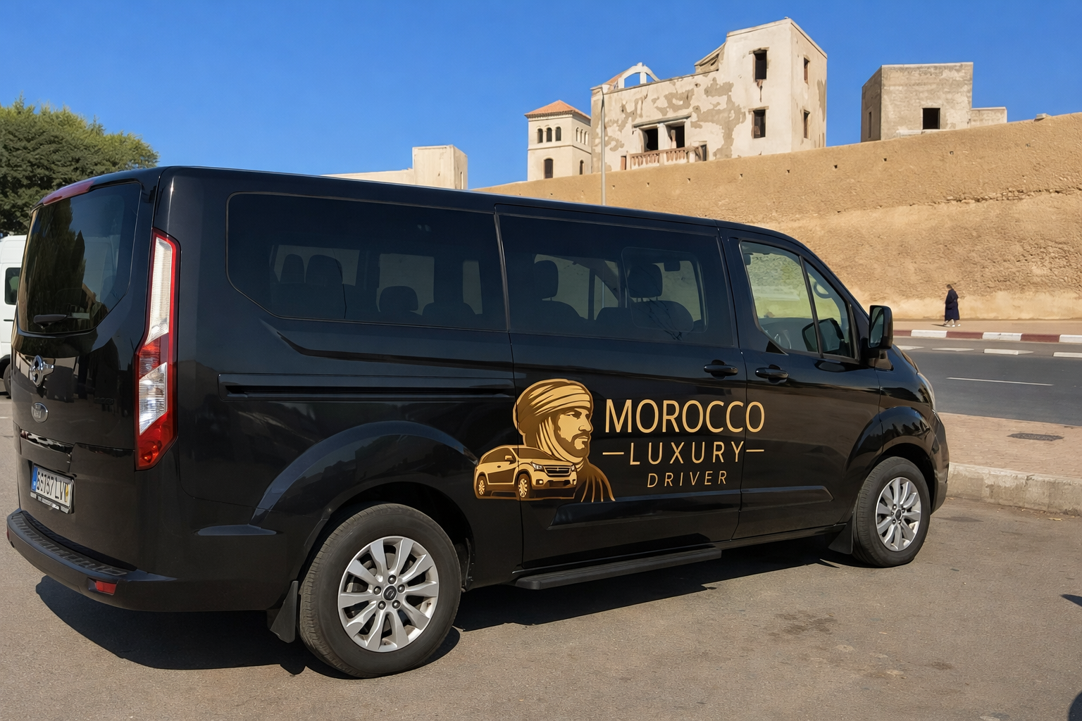 Minivan private driver Morocco