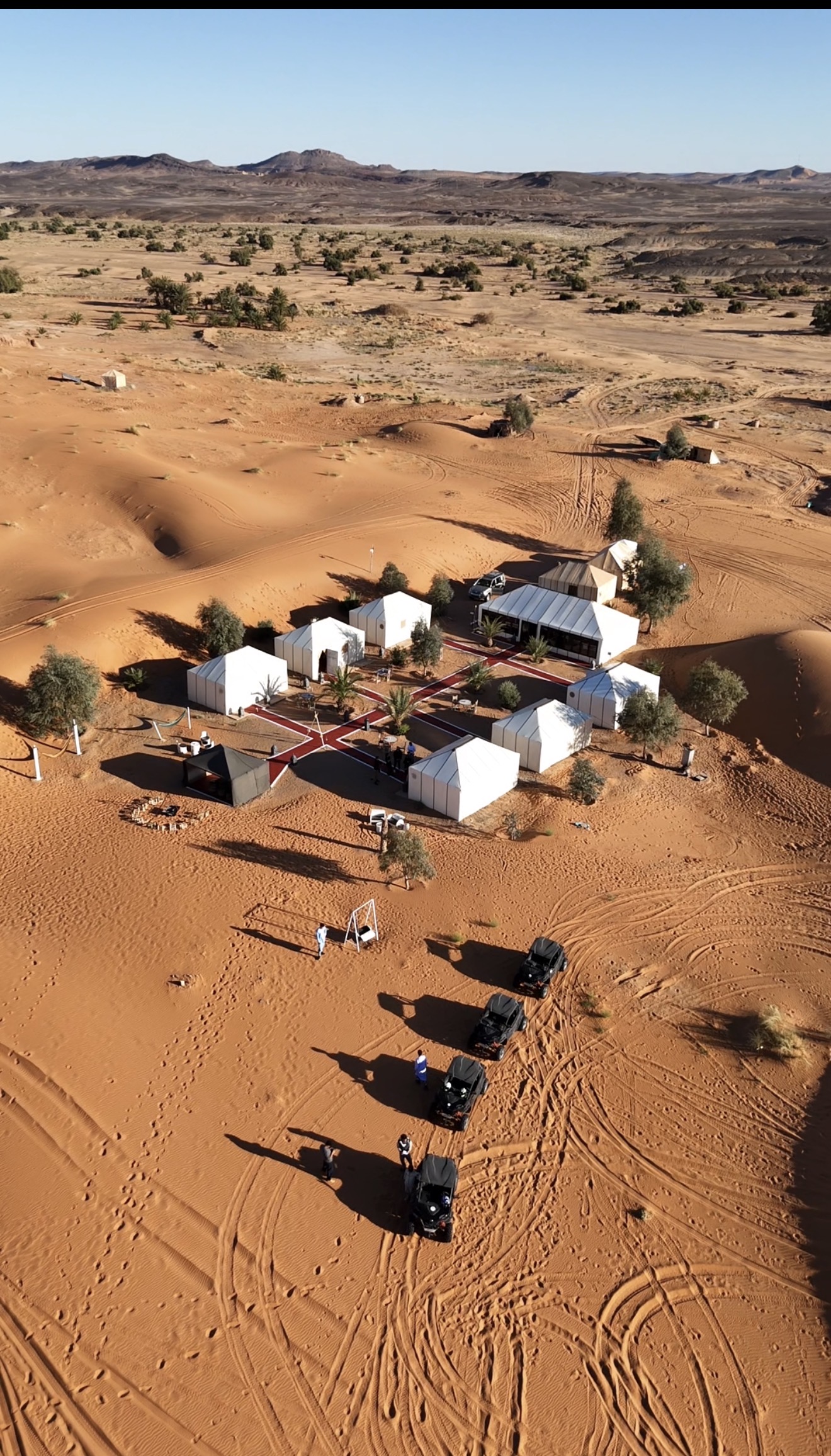 Luxury family desert camp in Morocco