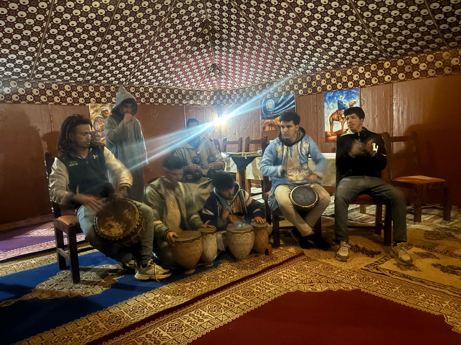 Desert camp in Merzouga