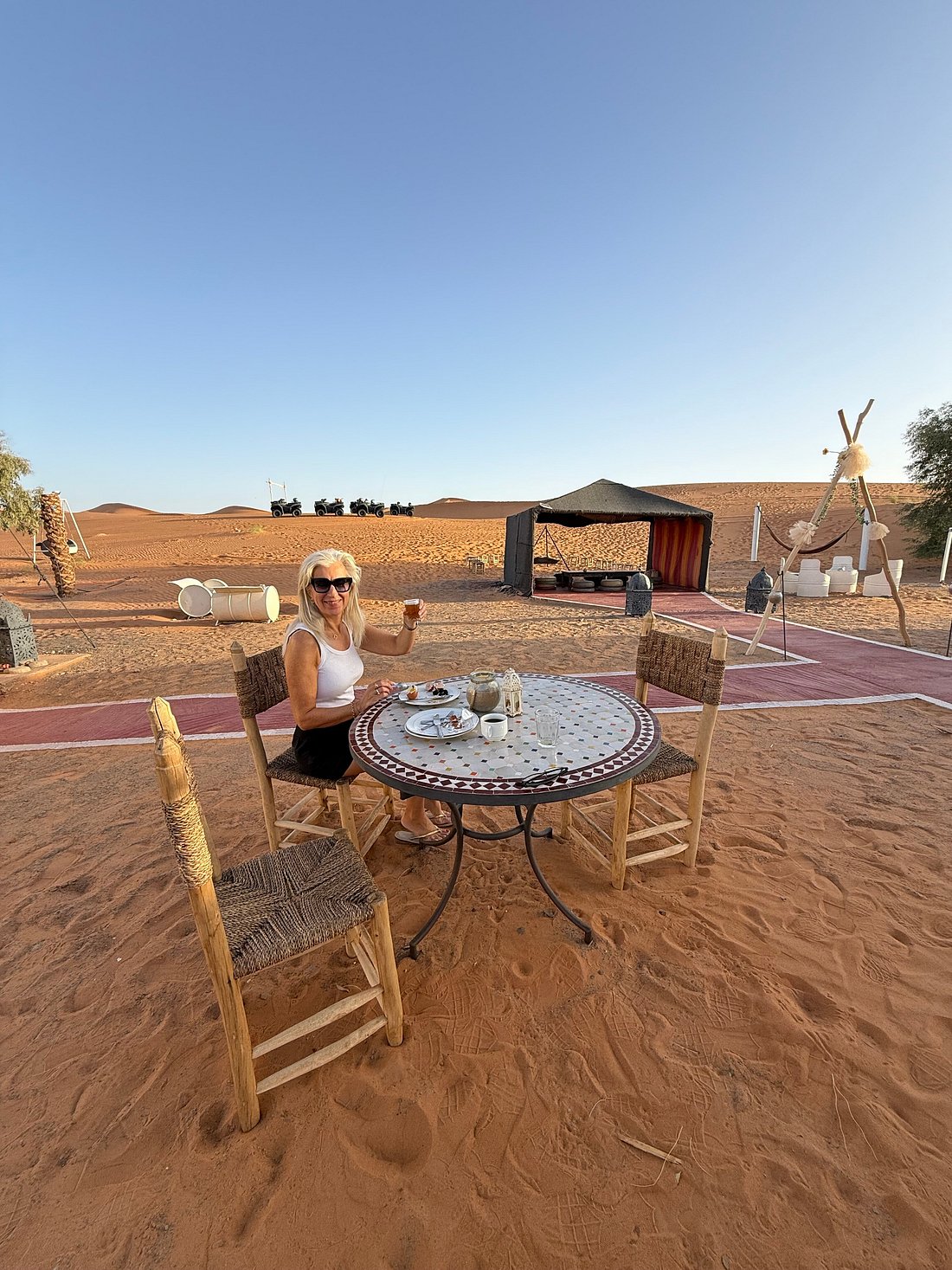 Private transport from Fes to Marrakech with desert and kasbah landscapes