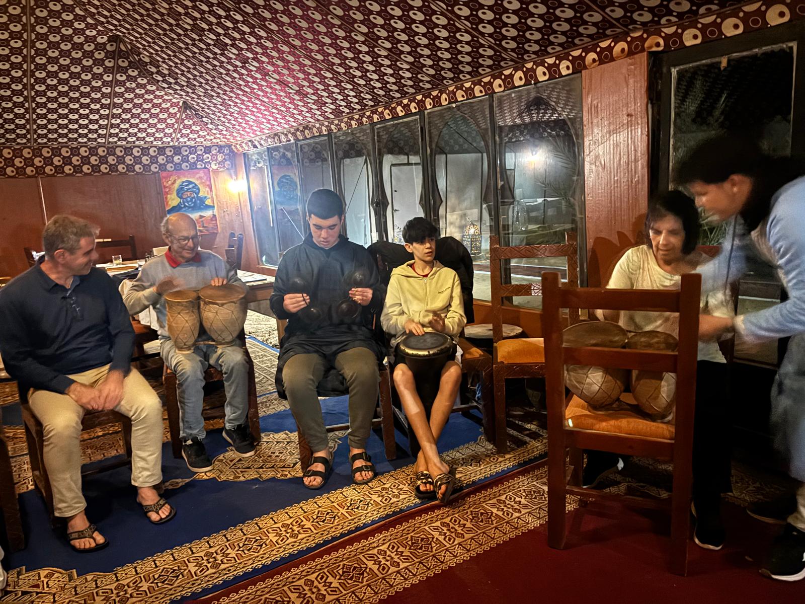 Desert camp in Merzouga